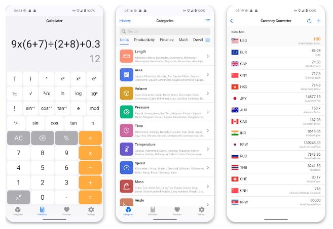 JicoCalc screenshot